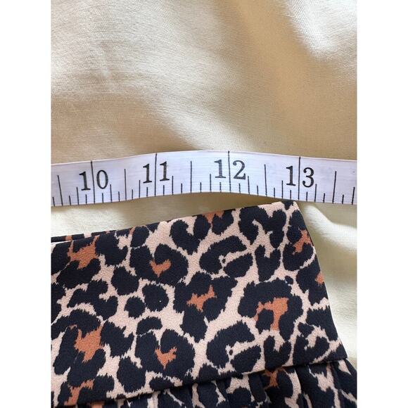 J. Crew pleated animal print skirt 0 - Picture 5 of 6
